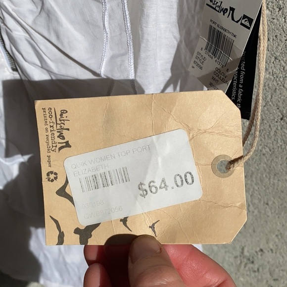 Quiksilver Women’s Port Elizabeth Tank in White - Picture 6 of 8